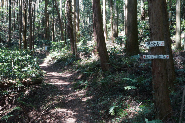 ②男抱山分岐