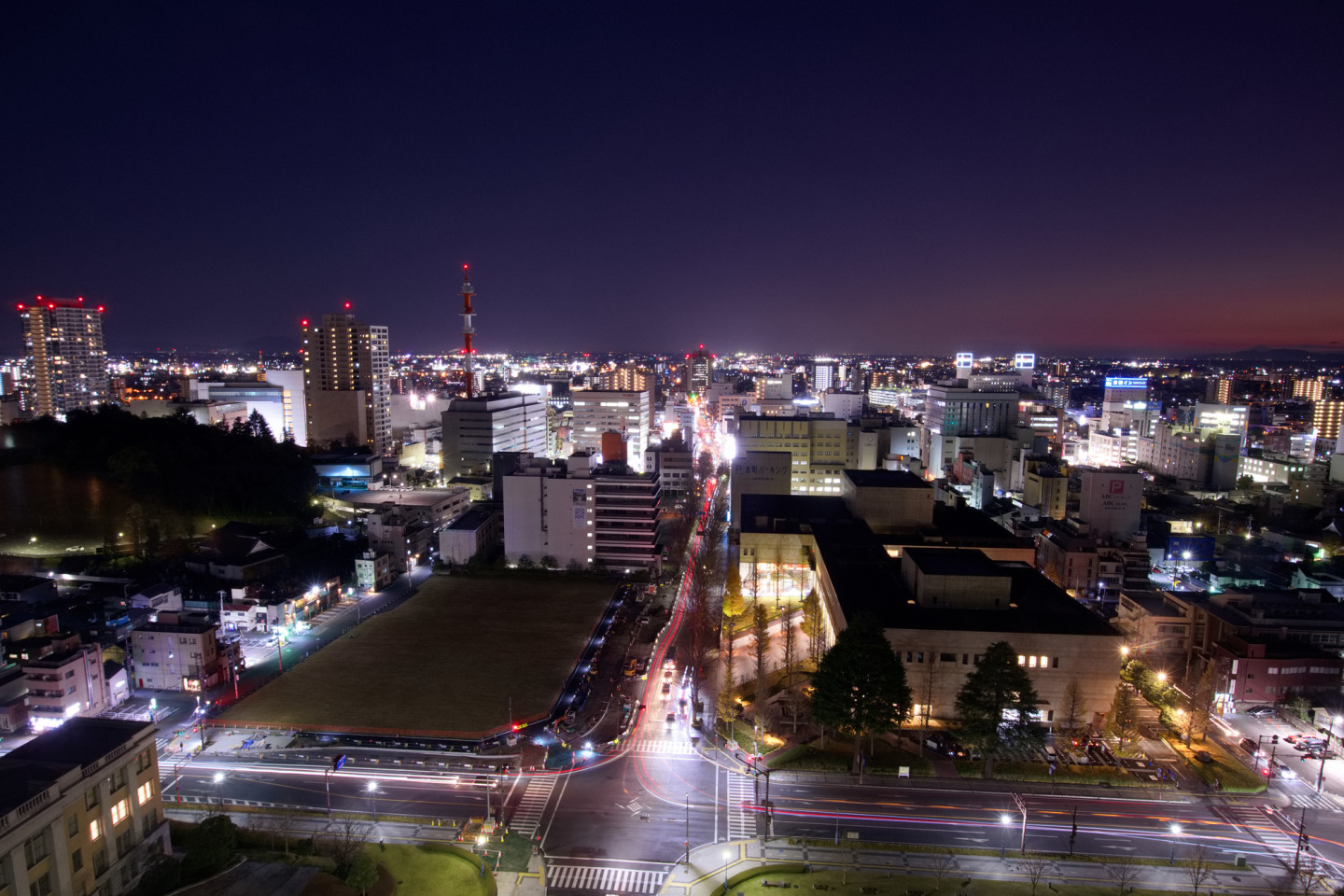 知る人ぞ知る穴場⁉ 栃木県庁から見る夜景